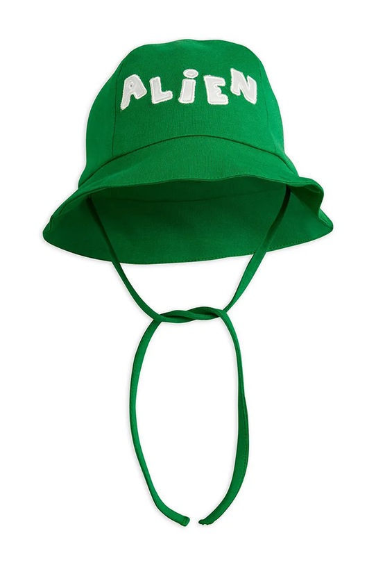 Mini Rodini kapelusz dziecięcy Alien aplikacja zielony 26265101