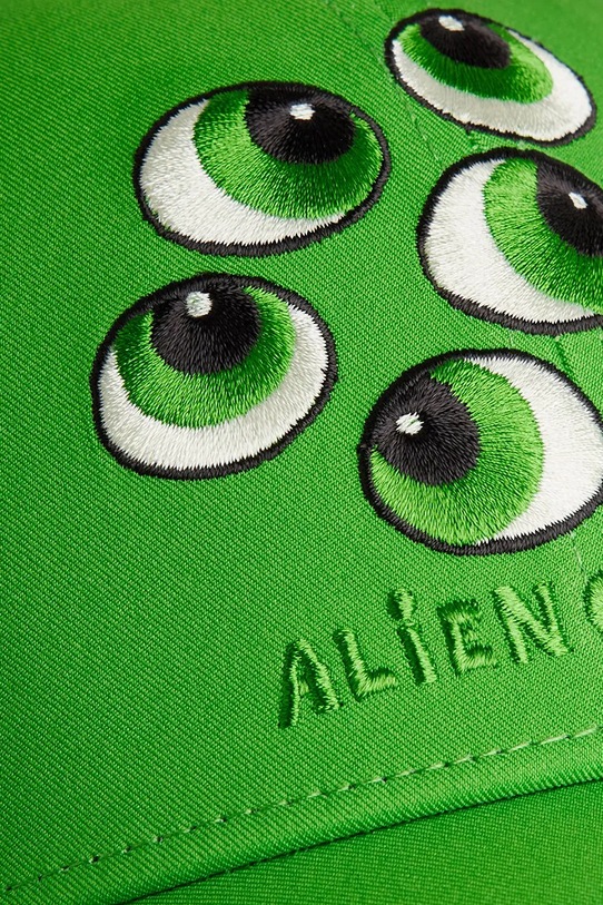 Chłopiec Mini Rodini czapka z daszkiem dziecięca Aliens 26265105 zielony