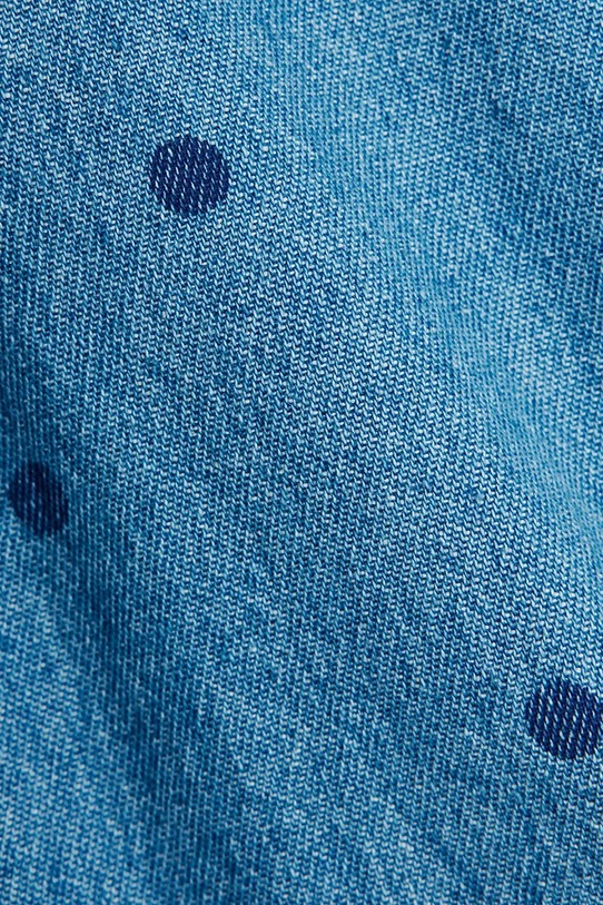 Chłopiec Mini Rodini kapelusz jeansowy dziecięcy denim dots 26265109 niebieski