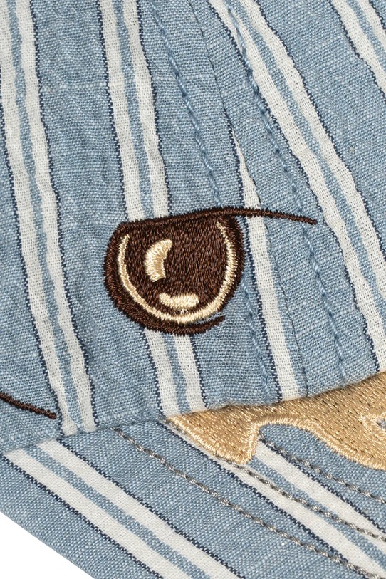 Konges Sløjd czapka z daszkiem dziecięca bawełniana ELLIOT SHARK CAP GOTS KS104780.PPY2 niebieski