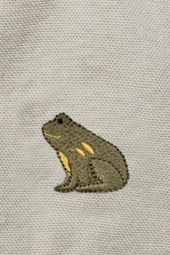 Chłopiec Donsje kapelusz bawełniany dziecięcy Steijn Hat Frog 4099203 biały