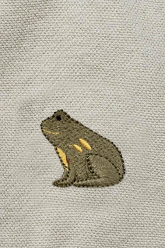 Chłopiec Donsje kapelusz bawełniany dziecięcy Steijn Hat Frog 4099203 biały