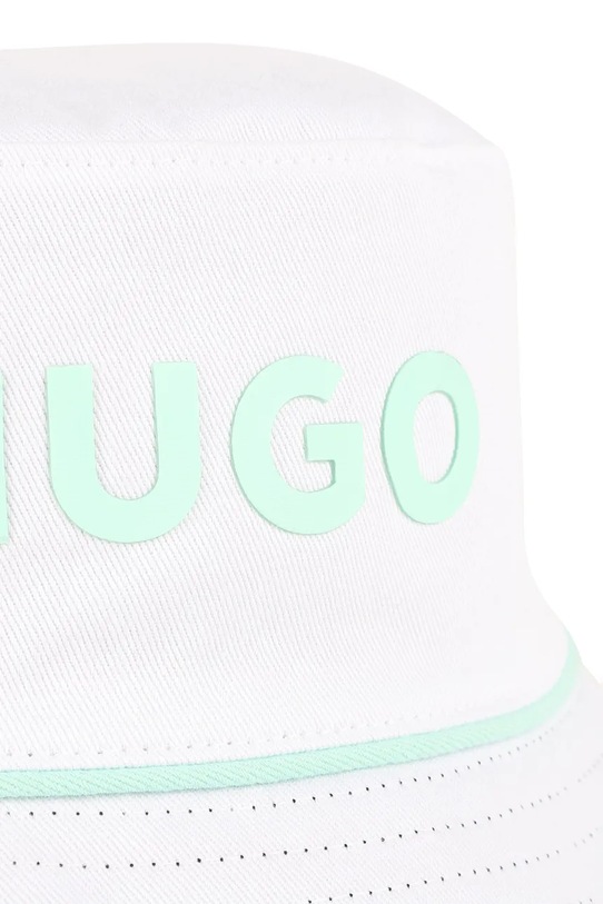 Αναστρέψιμο βαμβακερό παιδικό καπέλο HUGO G01165.52.56 μαύρο