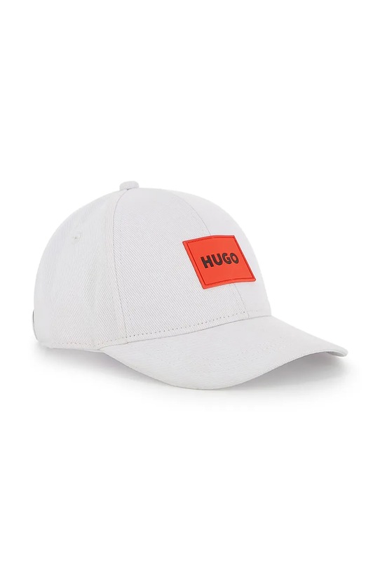 Дитяча бавовняна кепка HUGO аплікація білий G01187.52.56