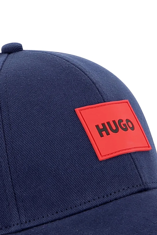 Pamučna kapa sa šiltom za bebe HUGO mornarsko plava G01187.58