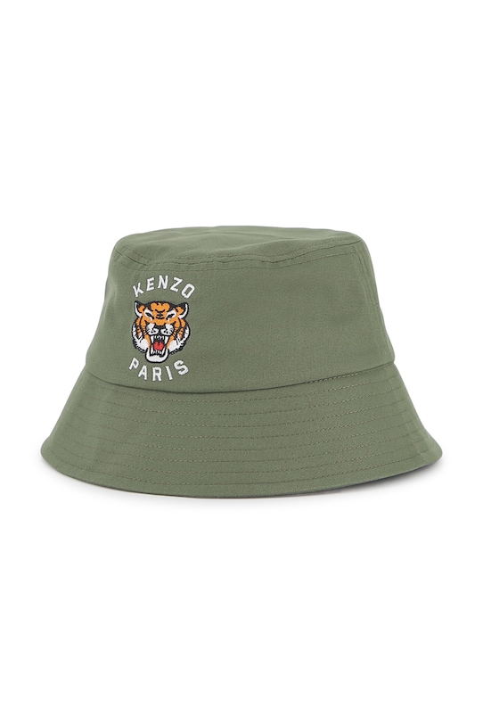 Kenzo Kids gyerek pamut sapka aplikációval zöld K61830.50