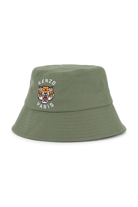 Detský bavlnený klobúk Kenzo Kids bavlna zelená K61830.50