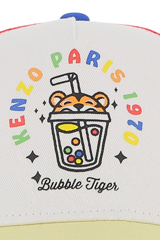 Dječja kapa sa šiltom Kenzo Kids bijela K61833.50