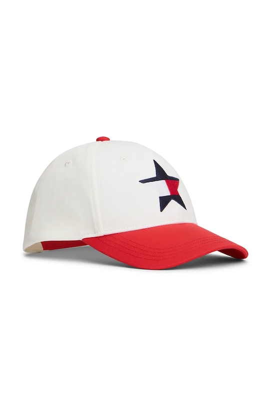 Tommy Hilfiger kšiltovka dětská bavlněná KA0KA00042.PPY2 červená SS26