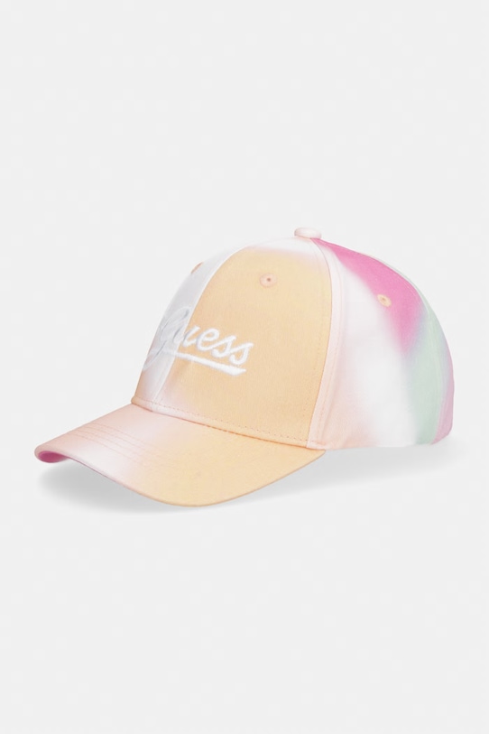 Guess czapka z daszkiem dziecięca bawełniana pomarańczowy H6GZ00.WO08O.PPY2.M