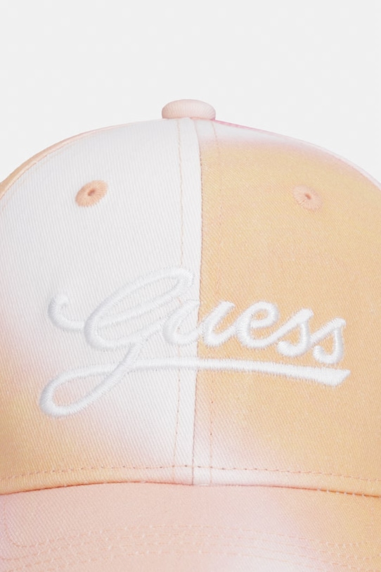 Guess czapka z daszkiem dziecięca bawełniana H6GZ00.WO08O.PPY2.M pomarańczowy SS26