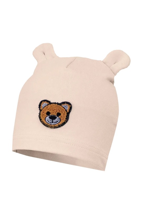 Jamiks czapka beanie dziecięca CAPRI beżowy CAPRI.Nak.glow.JWI035.K