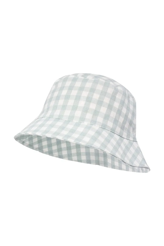 Jamiks bucket hat dziecięcy z dodatkiem lnu FROLO zielony FROLO.Nakr.glo.JLI047.K