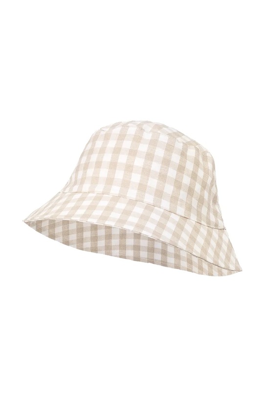 Jamiks bucket hat dziecięcy z dodatkiem lnu FROLO FROLO.Nakr.glo.JLI047.K beżowy SS26