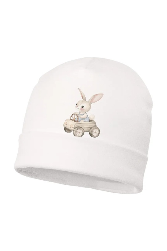 Jamiks czapka dziecięca bawełniana LUMO biały LUMO.Nakr.glow.JWI062.K