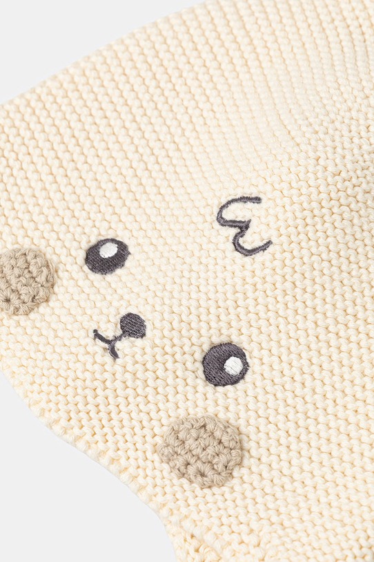 United Colors of Benetton Σκούφος παιδικός βαμβακερός 600CRA002.W.Stagionale μπεζ SS26