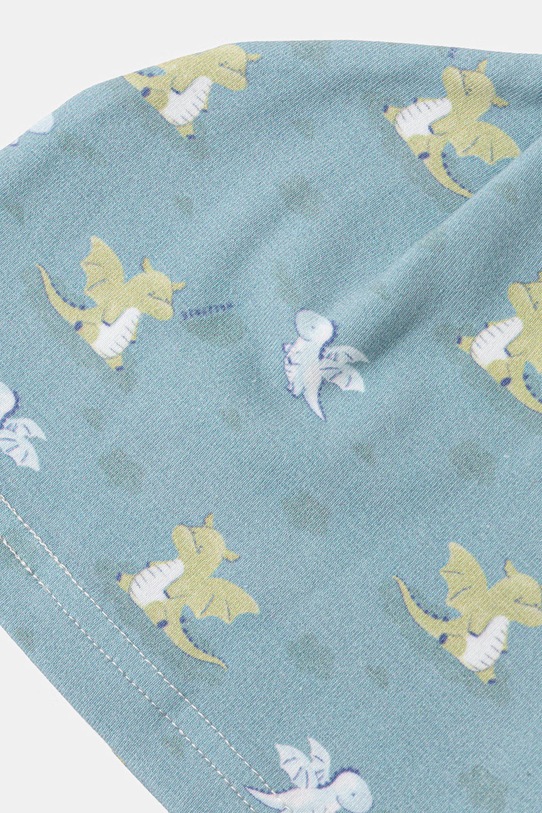 Chłopiec United Colors of Benetton czapka niemowlęca bawełniana 6SDFRA003.W.Stagionale turkusowy
