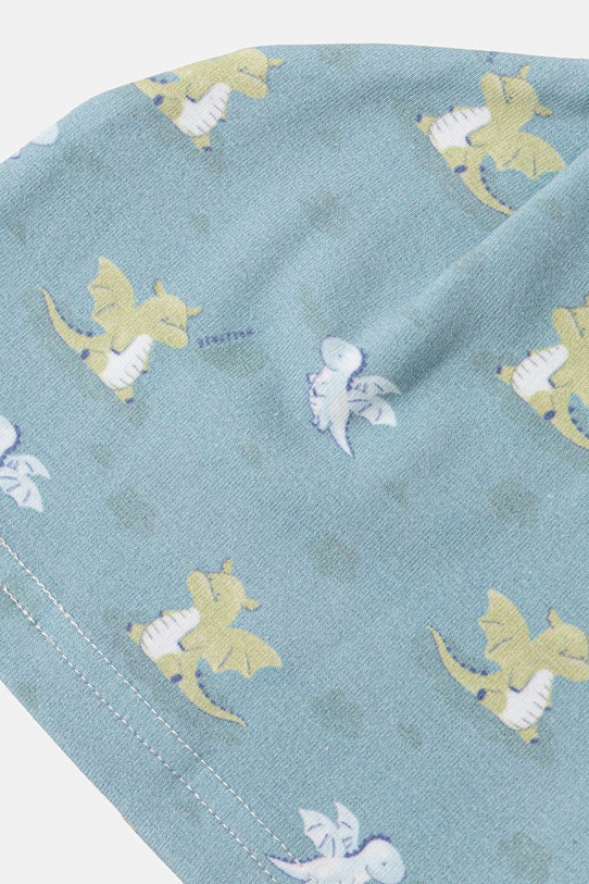 Chłopiec United Colors of Benetton czapka niemowlęca bawełniana 6SDFRA003.W.Stagionale turkusowy