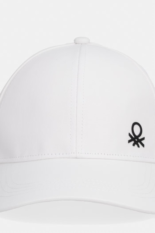 United Colors of Benetton baseballová čepice dětská bavlněná 6WJSRA00D.G.Stagionale bílá SS26