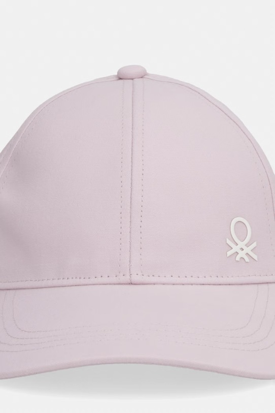 United Colors of Benetton Baseballová čepice dětská bavlněná 6WJSRA00D.G.Stagionale růžová SS26