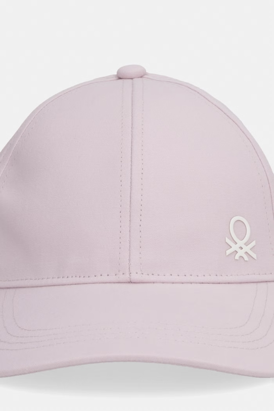 United Colors of Benetton Baseballová čepice dětská bavlněná 6WJSRA00D.G.Stagionale růžová SS26