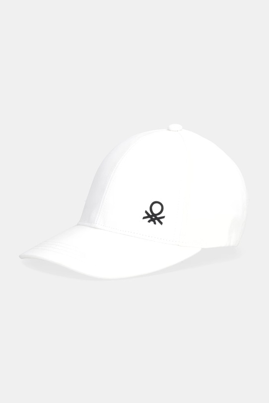 United Colors of Benetton kšiltovka dětská bavlněná bílá 6WJSRA00E.P.Stagionale