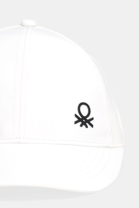 United Colors of Benetton kšiltovka dětská bavlněná 6WJSRA00E.P.Stagionale bílá SS26