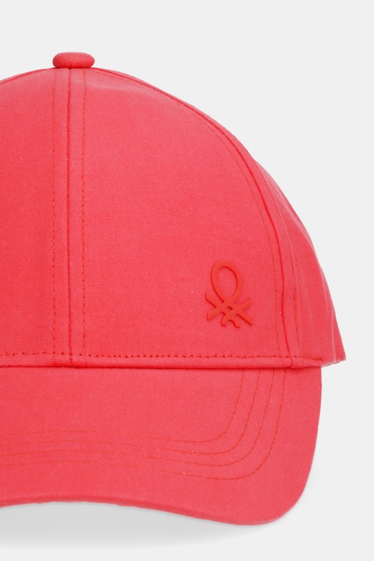 United Colors of Benetton kšiltovka dětská bavlněná 6WJSRA00E.P.Stagionale červená SS26