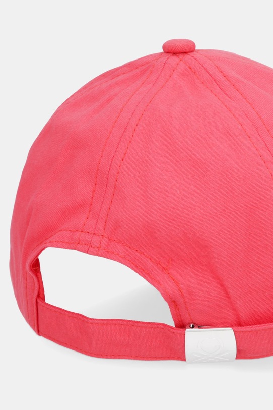 CHLAPEC United Colors of Benetton kšiltovka dětská bavlněná 6WJSRA00E.P.Stagionale červená