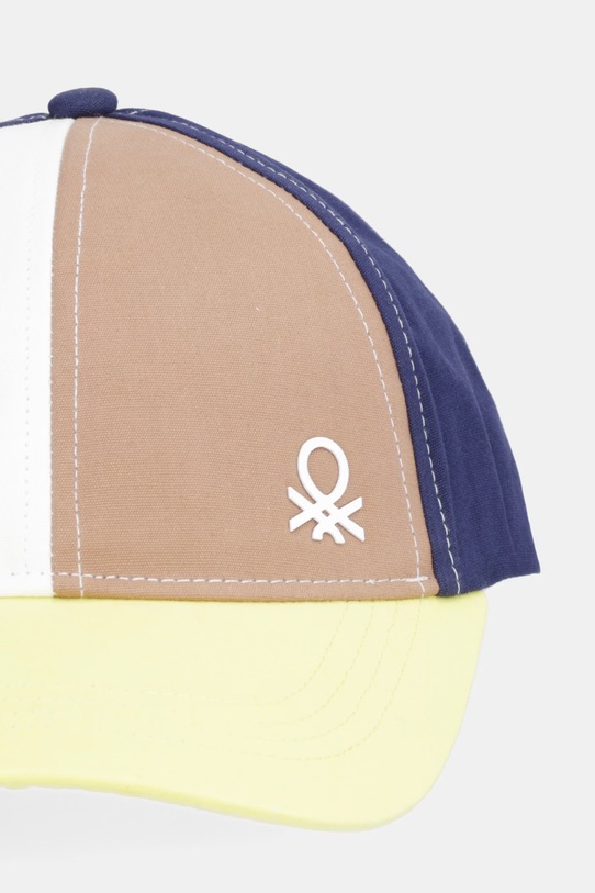 United Colors of Benetton Καπέλο με γείσο παιδικό βαμβακερό 6YE1RA00B.P.Stagionale κίτρινο SS26