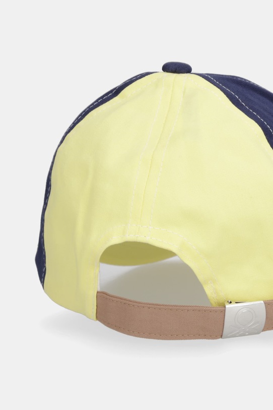 Κοριτσίστικα United Colors of Benetton Καπέλο με γείσο παιδικό βαμβακερό 6YE1RA00B.P.Stagionale κίτρινο