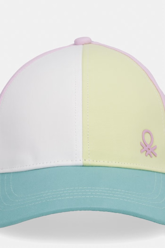 United Colors of Benetton czapka z daszkiem dziecięca bawełniana 6YE1RA00C.G.Stagionale różowy SS26