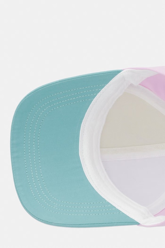 United Colors of Benetton czapka z daszkiem dziecięca bawełniana różowy 6YE1RA00C.G.Stagionale