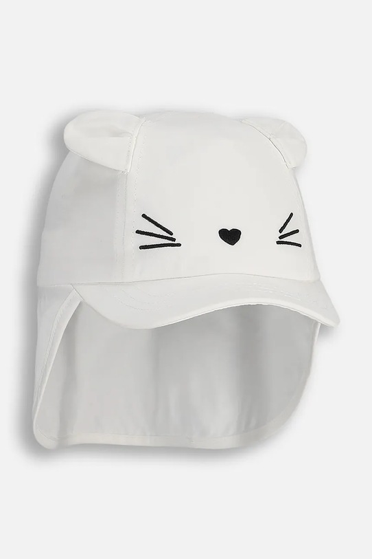 Coccodrillo čiapka so šiltom detská bavlnená béžová WC6364210ALG