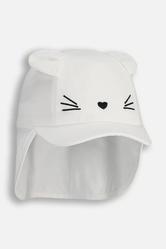 Coccodrillo čiapka so šiltom detská bavlnená béžová WC6364210ALG