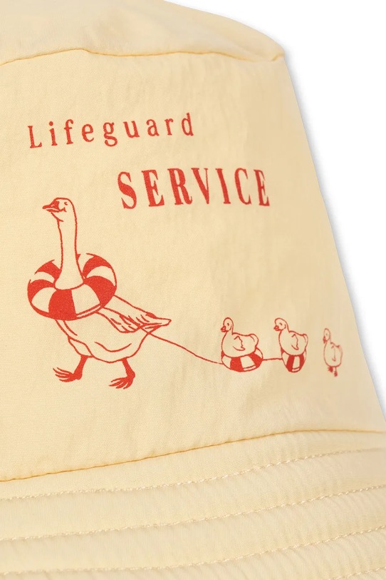 Chlapec Konges Sløjd detský klobúk POMIO BUCKET HAT GRS KS105522.PPY2 žltá