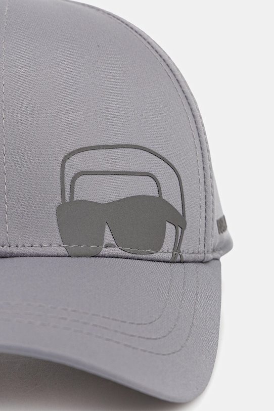 Шапка с козирка Karl Lagerfeld 561124.805611 сив SS26