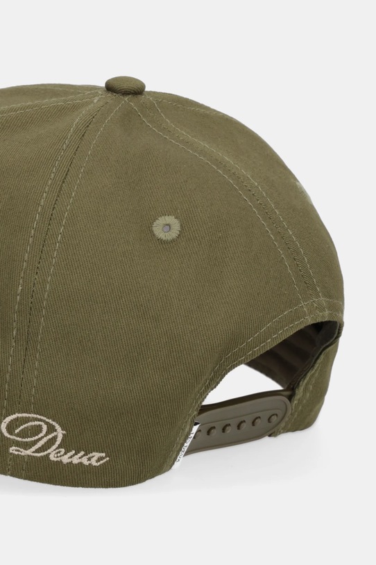 Akcesoria Les Deux czapka z daszkiem bawełniana 1001150 zielony