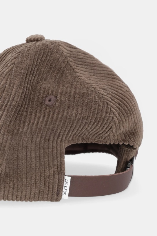 Akcesoria Les Deux czapka z daszkiem bawełniana 1001699 zielony