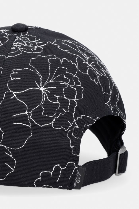 Doplnky Bavlnená šiltovka Les Deux Flower 1001472 čierna