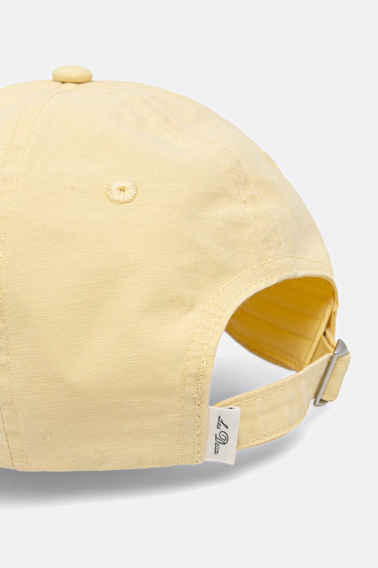 Akcesoria Les Deux czapka z daszkiem męska bawełniana Mini 1001512 żółty