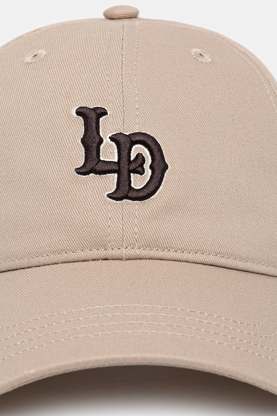 Les Deux baseball cap męska bawełniana LD 1001635 beżowy SS26