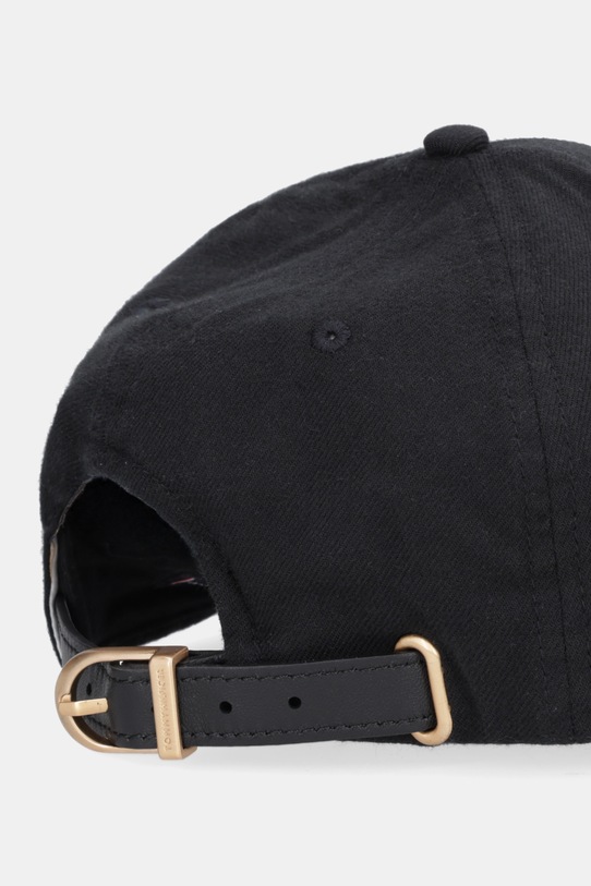 Akcesoria Tommy Hilfiger czapka z daszkiem bawełniana AM0AM13907 czarny