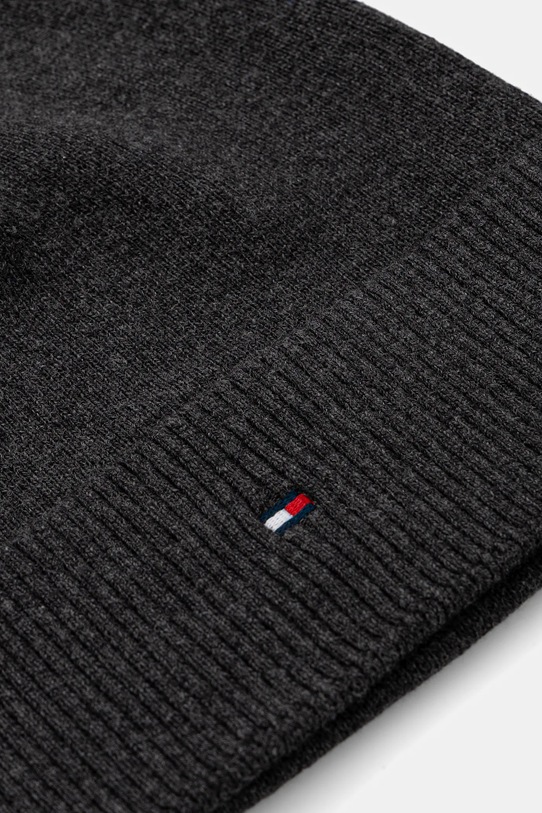 Akcesoria Tommy Hilfiger czapka z domieszką kaszmiru AM0AM14068 czarny