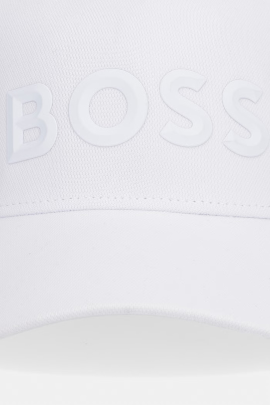 BOSS Green czapka bejsbolówka męska Pyer-Golf 50544416 biały SS26