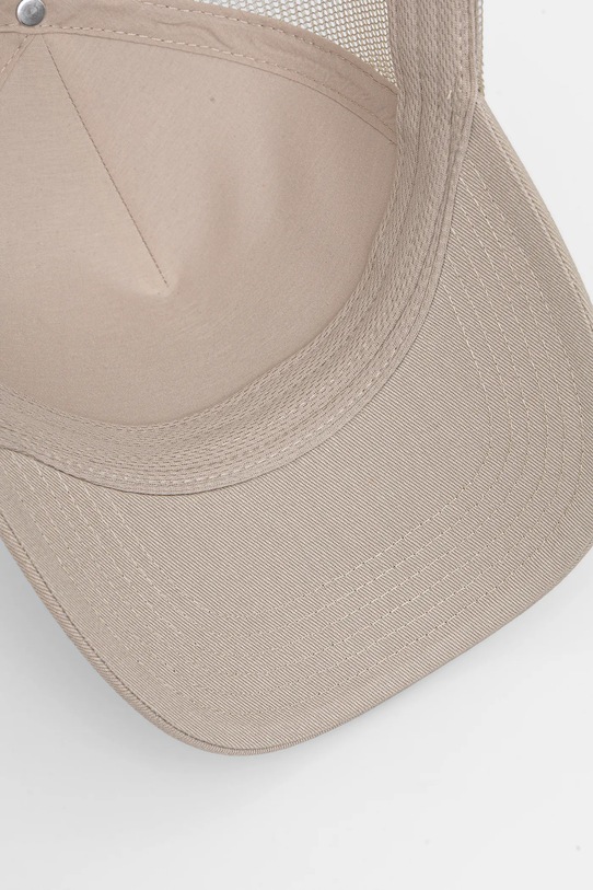 BOSS Orange czapka z daszkiem bawełniana Elliot-Varsity szary 50555539