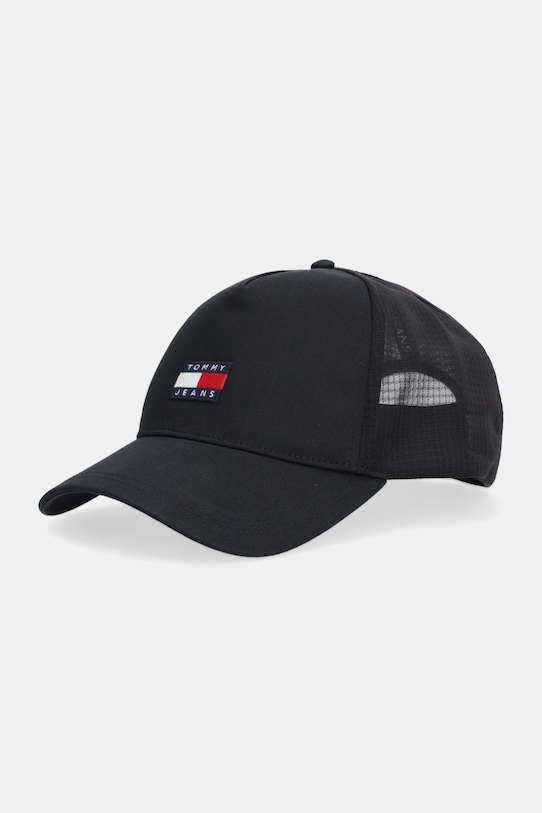 Tommy Jeans czapka z daszkiem aplikacja czarny AM0AM13850