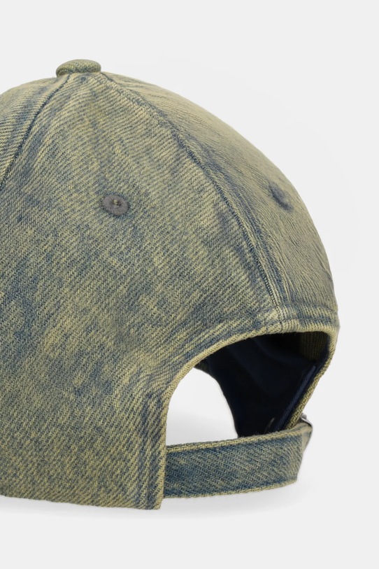 Akcesoria Tommy Jeans czapka z daszkiem jeansowa AM0AM13853 zielony