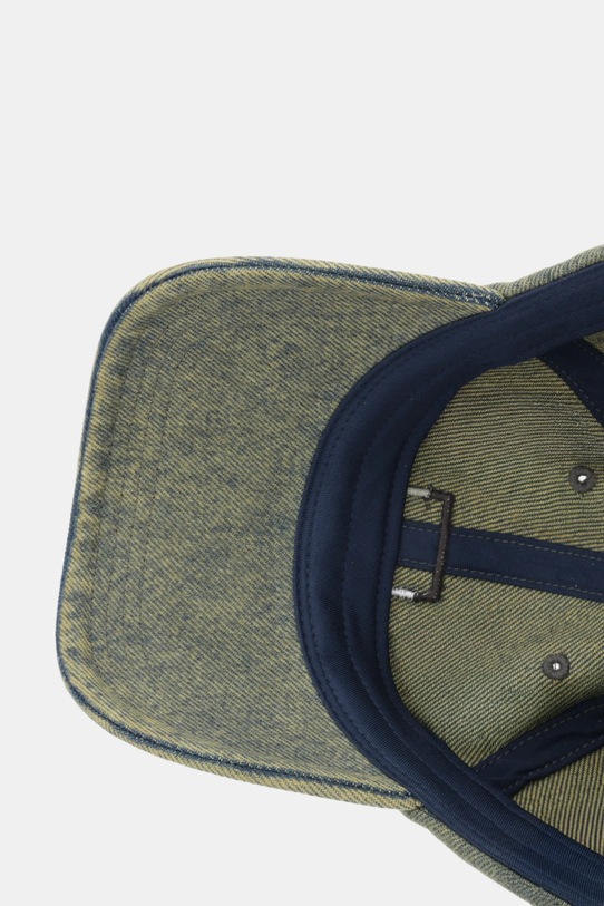 Tommy Jeans czapka z daszkiem jeansowa zielony AM0AM13853