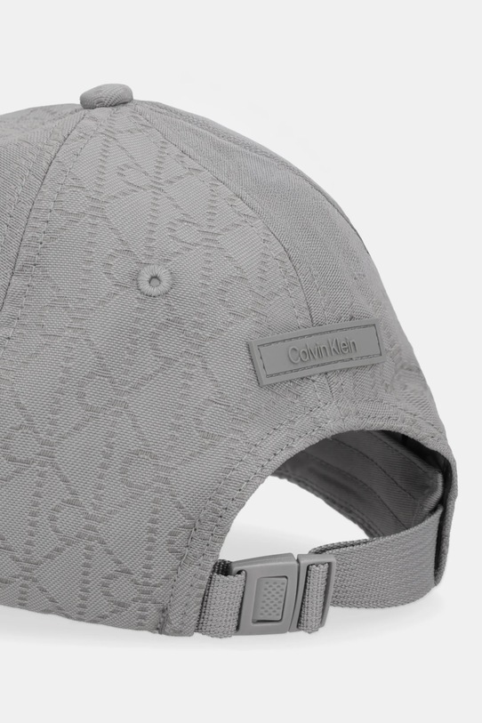 Akcesoria Calvin Klein czapka z daszkiem LV04D5049G szary